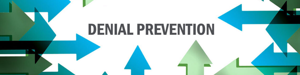 Denial prevention strategies with AI technology