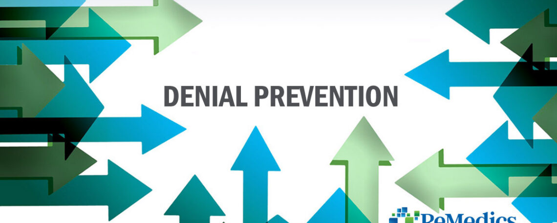 Denial prevention strategies with AI technology