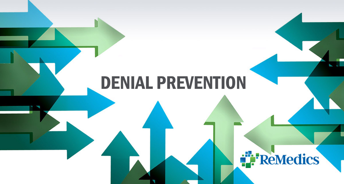Denial prevention strategies with AI technology